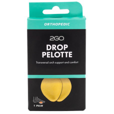 Plantilla con soporte de arco transversal - forma de gota