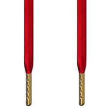 Cordones rojos de cuero