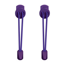 Cordones elásticos morados