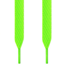 Cordones extra anchos verde neón