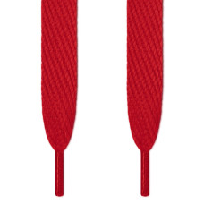 Cordones súper anchos rojos