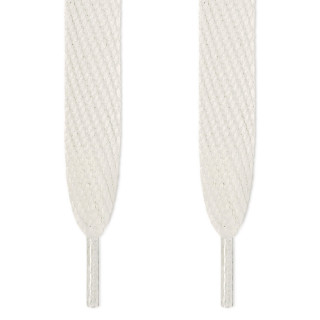 Cordones súper anchos blancos