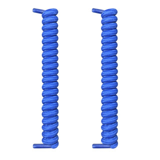 Cordones azules en espiral
