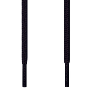 Cordones redondos negros