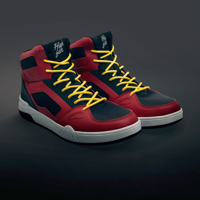 Cordones redondos amarillos