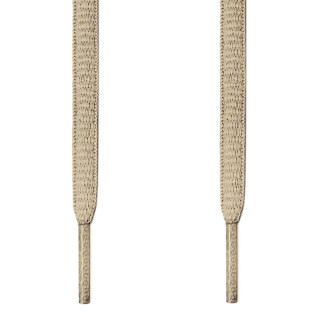 Cordones ovalados marrón claro