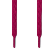 Cordones planos elásticos rosa fucsia (sin atar)