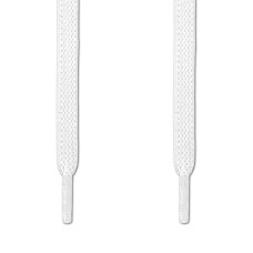 Cordones planos elásticos blancos (sin atar)