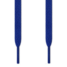 Cordones planos azules