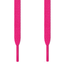 Cordones planos rosa fucsia