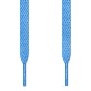 Cordones planos azul claro