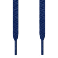Cordones planos azul marino