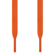 Cordones planos naranjas