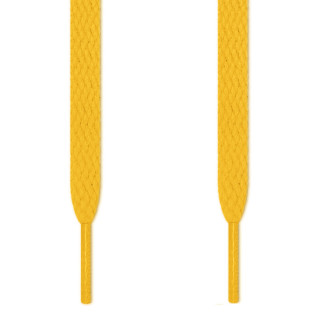 Cordones planos amarillos