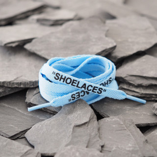 Cordones OFF-WHITE azul claro