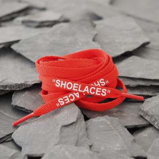 Cordones OFF-WHITE rojos