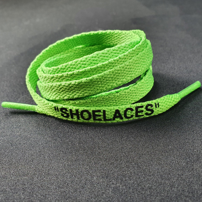 Cordones OFF-WHITE verdes