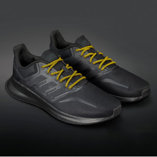 Cordones trenzados en amarillo y negro